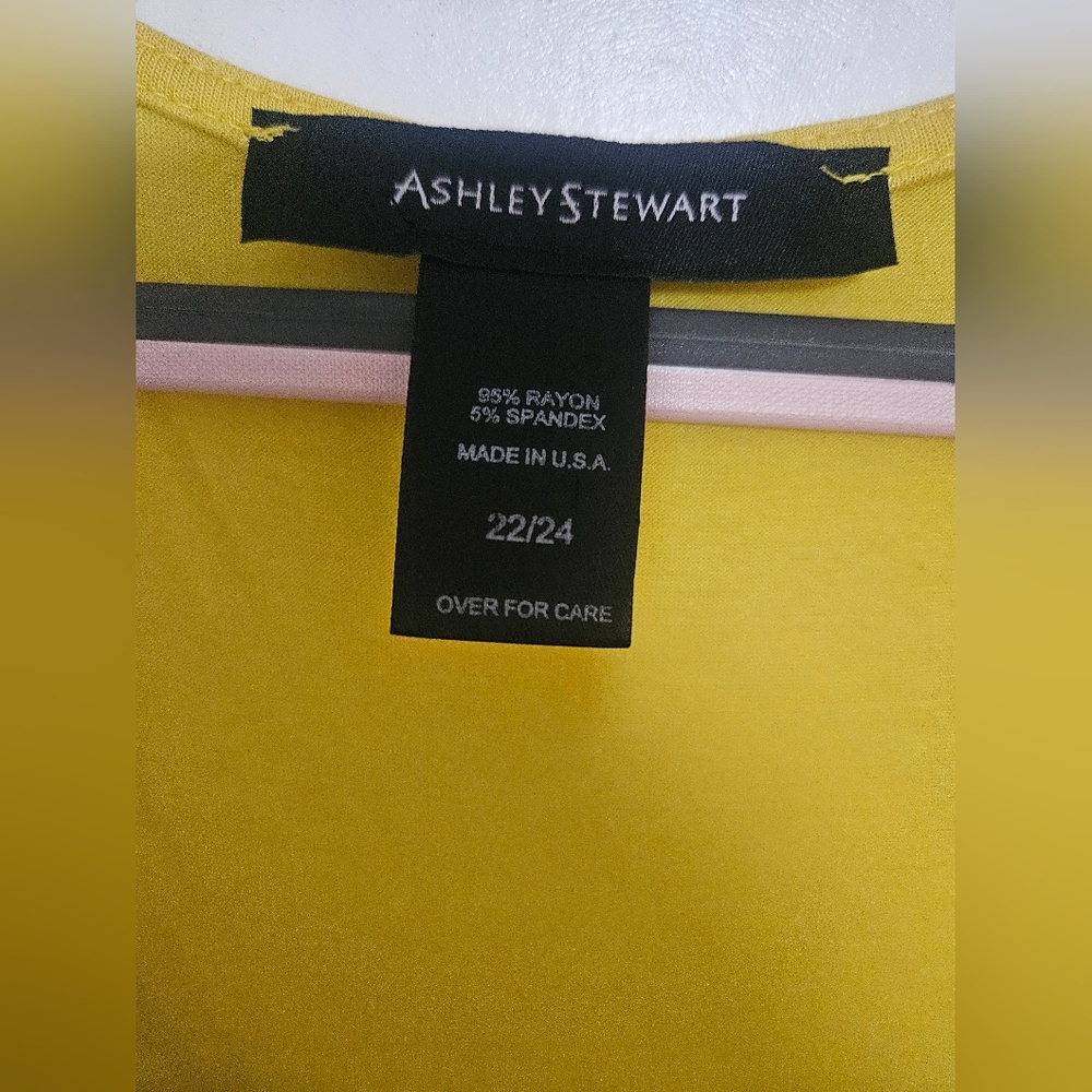 Yellow Ashley Stewart Blouse - Picture 2 of 4
